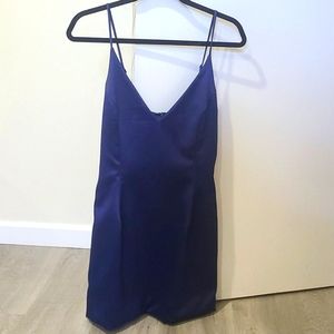 Navy blue selena dress size large